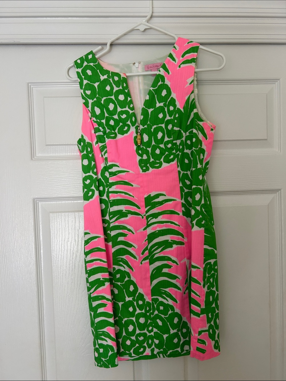 Lilly Pulitzer Pink & Green Printed Dress